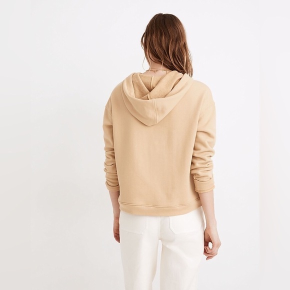 Madewell Dip-Dye Drawstring Hoodie Sweatshirt - Size Small - Picture 2 of 9